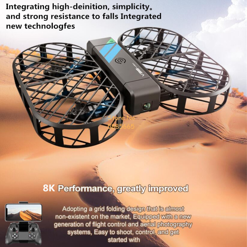 Câmera HD 8K 360 °   Proteção  - Drone Battery Case avaliação e preço