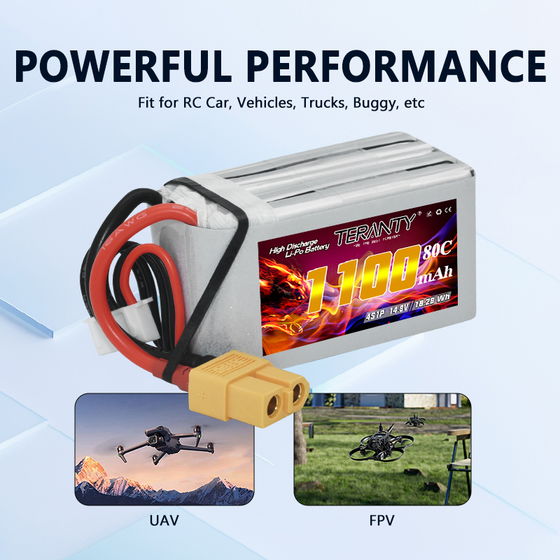 Bateria Lipo TERANTY 4S 1100mA - Drone Battery Lipo avaliação e preço
