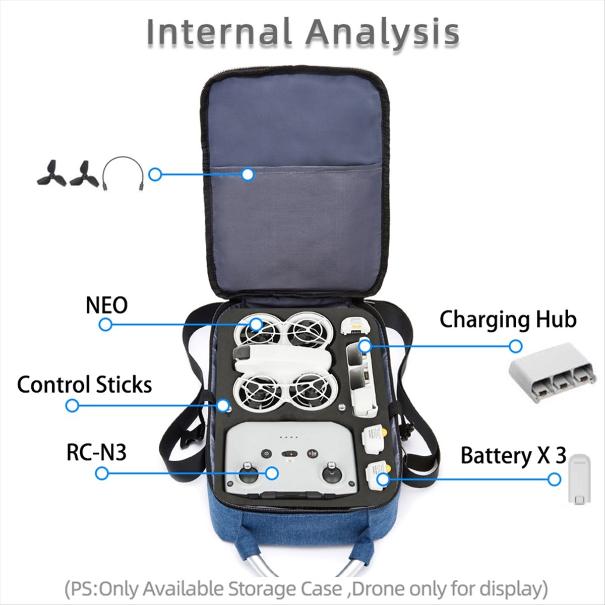 (A26M) Bolsa de Transporte Imp - Drone Battery Case avaliação e preço